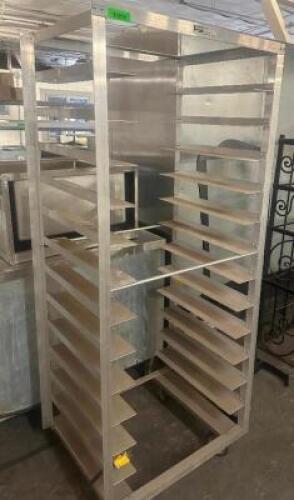 DESCRIPTION TWELVE PAN METRO SIDE LOAD TRAY RACK ADDITIONAL INFORMATION HEAVY DUTY LOCATION BAY 6 QTY 1