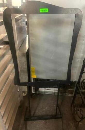 DESCRIPTION METAL SIGN STAND LOCATION BAY 6 QTY 1