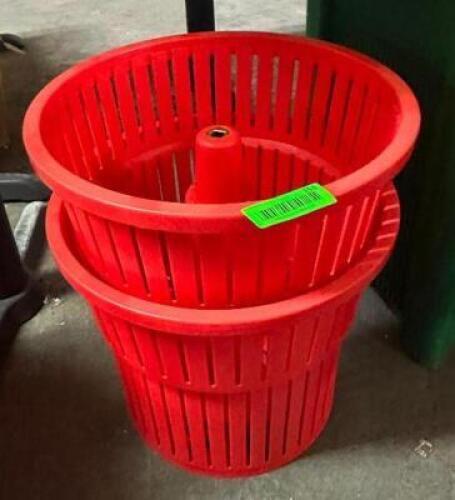 DESCRIPTION: (2) 5 GALLON SALAD SPINNER DRYER BRAND/MODEL: CHEF MASTER LOCATION: BAY 6 QTY: 2