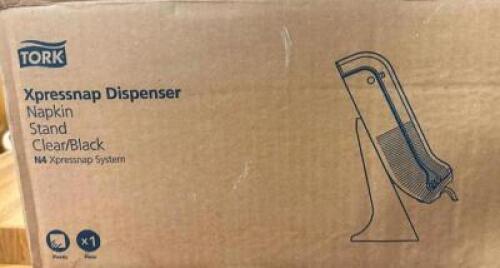 DESCRIPTION: XPRESSNAP DISPENSER BRAND/MODEL: TORK INFORMATION: NEW LOCATION: BAY 6 QTY: 1