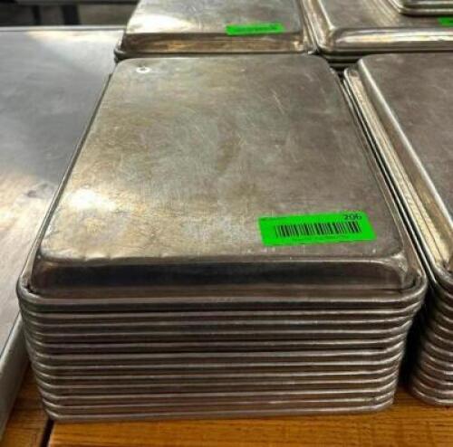 DESCRIPTION: (12) 1/2 SIZE SHEET PANS LOCATION: BAY 6 QTY: 12