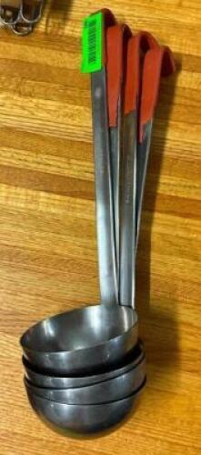 DESCRIPTION: (4) 8 OZ. LADLES LOCATION: BAY 6 QTY: 4
