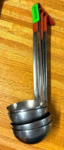 DESCRIPTION: (4) 8 OZ. LADLES LOCATION: BAY 6 QTY: 4