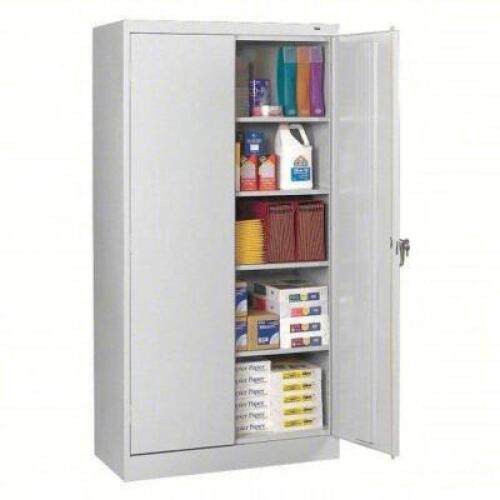 DESCRIPTION: (1) STORAGE CABINET BRAND/MODEL: TENNSCO #3HNK9 INFORMATION: LIGHT GRAY SIZE: 36" X 24" X 72 RETAIL$: $617.80 EA QTY: 1