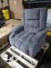 DESCRIPTION: (1) TILTING ELECTRIC RECLINER INFORMATION: GRAY RETAIL$: $599.99 EA QTY: 1 - 4