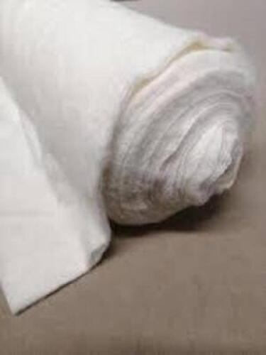DESCRIPTION: (1) ROLL OF FABRICINFORMATION: WHITE, WOOL-ISH, SEE INSPECTIONSIZE: 96" X 9YDSQTY: 1