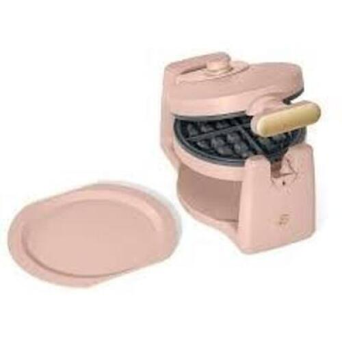 DESCRIPTION: (1) ROTATING BELGIAN WAFFLE MAKER BRAND/MODEL: BEAUTIFUL INFORMATION: PINK AND GOLD RETAIL$: $41.95 EA QTY: 1