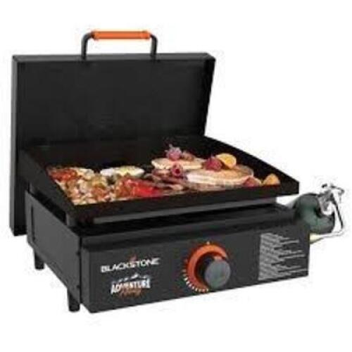 DESCRIPTION: (1) TABLETOP GRIDDLE&nbsp;BRAND/MODEL: BLACKSTONEINFORMATION: BLACKSIZE: 17"RETAIL$: $258.00 EAQTY: 1