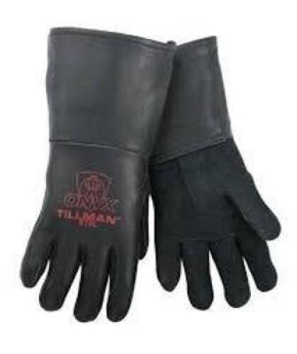 DESCRIPTION: (3) PAIRS OF OIL RESISTANT MIG WELDING GLOVES BRAND/MODEL: TILLMAN #1340S INFORMATION: BLACK, TOP GRAIN GOATSKIN, ANSI A7 SIZE: SMALL RET