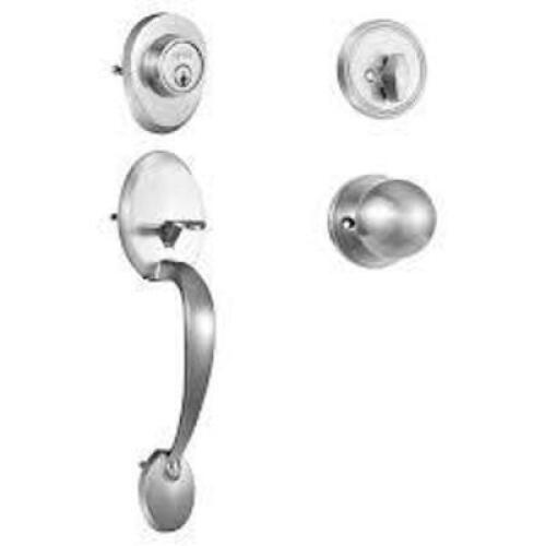 DESCRIPTION: (2) KNOB HANDLESETS BRAND/MODEL: VEVOR #19985-SN INFORMATION: SATIN NICKEL RETAIL$: $33.19 EA QTY: 2