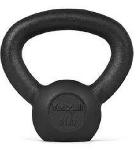 DESCRIPTION: (1) KETTLE BELL BRAND/MODEL: BALANCEFROM FITNESS #CIKB10 INFORMATION: BLACK SIZE: 10 LBS RETAIL$: $14.99 EA QTY: 1