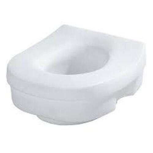 DESCRIPTION: (1) ELEVATED TOILET SEAT BRAND/MODEL: MOEN #DN7020 INFORMATION: WHITE SIZE: RAISES SEAT BY 5" RETAIL$: $41.86 EA QTY: 1