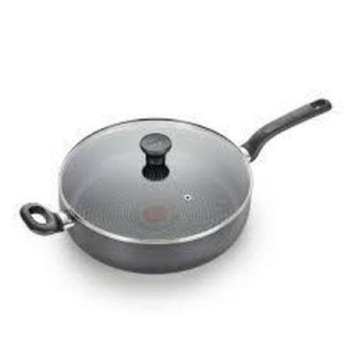 DESCRIPTION: (1) COVERED JUMBO COOKER BRAND/MODEL: T-FAL INFORMATION: EASY CARE, NON-STICK SIZE: 5 QT RETAIL$: $47.99 EA QTY: 1
