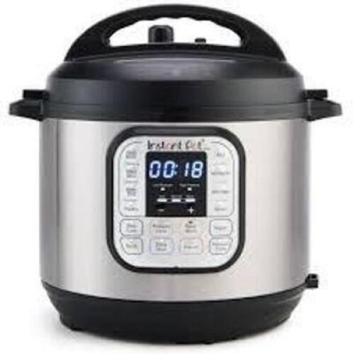 DESCRIPTION: (1) MULTI-COOKER BRAND/MODEL: INSTANT POT SIZE: 8 QT RETAIL$: $149.99 EA QTY: 1