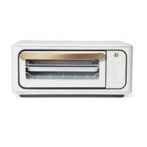 DESCRIPTION: (1) TOASTER OVEN BRAND/MODEL: BEAUTIFUL INFORMATION: WHITE AND GOLD RETAIL$: $109.00 EA QTY: 1