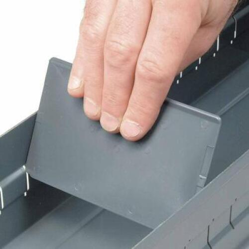 DESCRIPTION: (6) METAL DRAWERS AND DIVIDERSBRAND/MODEL: #B12SIZE: 5.5" X 17" X 4.6"QTY: 6