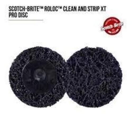 DESCRIPTION: (2) BOXES OF (10) CLEAN & STRIP PRO DISC BRAND/MODEL: 3M #21542 SCOTCH-BRITE INFORMATION: RELOC SIZE: 4" RETAIL$: $18.89 EA QTY: 2