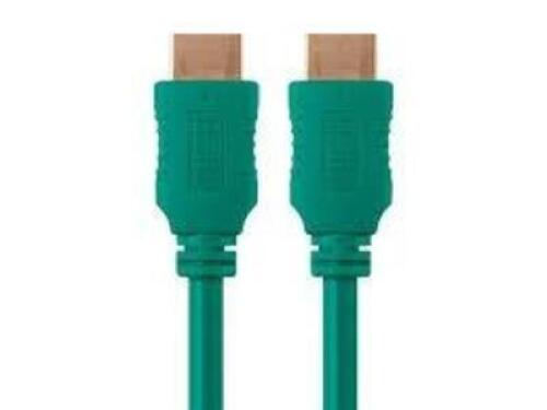 DESCRIPTION: (10) HIGH SPEED HDMI CABLE BRAND/MODEL: MONOPRICE #3950 INFORMATION: GREEN SIZE: 3' RETAIL$: $6.99 EA QTY: 10
