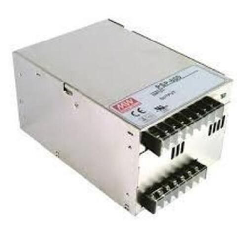 DESCRIPTION: (1) AC/DC SWITCHING POWER SUPPLY BRAND/MODEL: MEANWELL #PSP-600-24 INFORMATION: USED, SEE INSPECTION RETAIL$: $153.19 EA QTY: 1