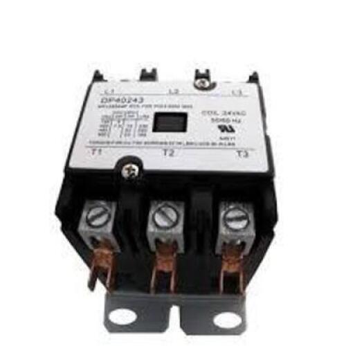 DESCRIPTION: (25) 3 POLE CONTACTOR BRAND/MODEL: SUPCO #DP40243 SIZE: 40 FLA 50A RES 24VAC RETAIL$: $24.99 EA QTY: 25