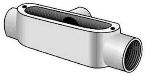DESCRIPTION: (2) BOXES OF (10) THREADED FORM CONDUIT BODY BRAND/MODEL: ACP #T75A INFORMATION: CAST ALUMINUM SIZE: 3/4" RETAIL$: $84.60 EA QTY: 2