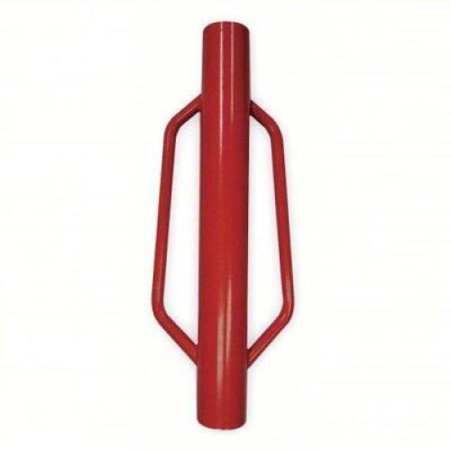 DESCRIPTION: (1) MANUAL POST DRIVER BRAND/MODEL: PRODUCT NUMBER #4LVN8 INFORMATION: RED, STEEL, 9 GAUGE SIZE: 2-3/4" X 24" RETAIL$: $49.99 EA QTY: 1