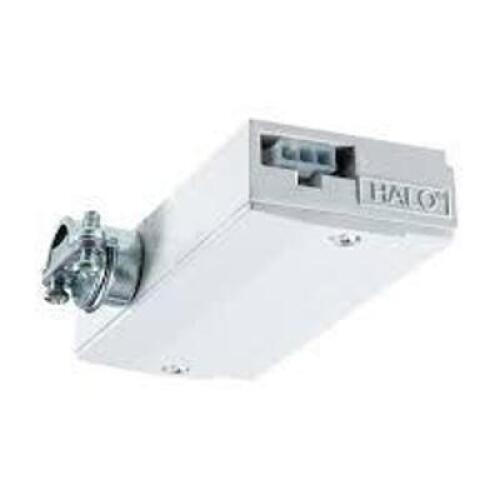 DESCRIPTION: (10) SPLICE BOX BRAND/MODEL: HALO LED #HU109P INFORMATION: BI-DIRECTIONAL, LOW PROFILE, WHITE RETAIL$: $23.54 EA QTY: 10
