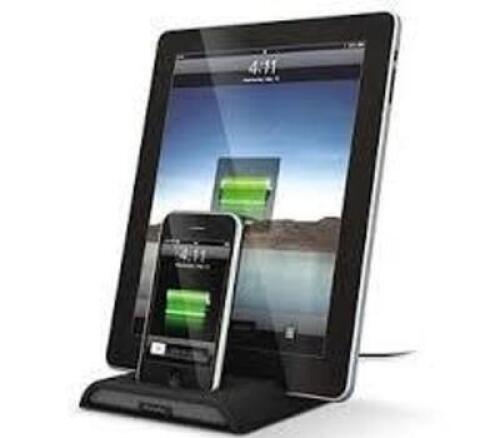 DESCRIPTION: (2) CHARGE AND CONNECT STATION BRAND/MODEL: XTREMEMAC #58-17125 INFORMATION: IPHONE / IPAD RETAIL$: $55.00 EA QTY: 2