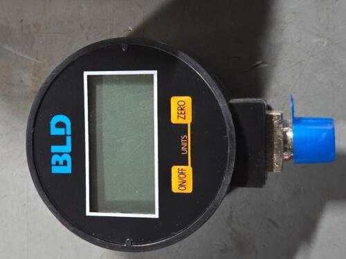 DESCRIPTION: (3) DIGITAL PRESSURE GAUGES BRAND MODEL APPVD. 23V727 SIZE: 0-5 PSI 1/4" NPT RETAIL$: $376.74 QTY: 3