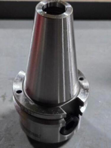 DESCRIPTION: (1) CAT 40 END MILL HOLDER BRAND MODEL ACCUPRO 771054 SIZE: 1" HOLE 2' PROJ. 1-13/4" NOSE DIA RETAIL$: $173.04 QTY: 1