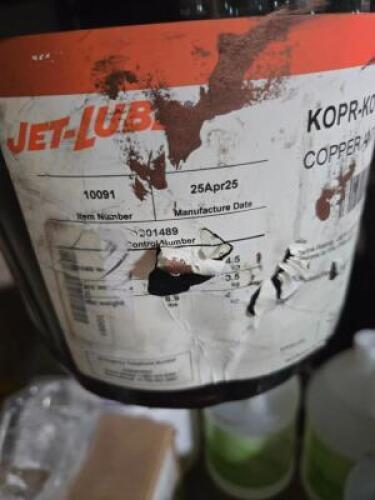DESCRIPTION: (1) INDUSTRIAL COOPER ANTI-SEIZE BRAND/MODEL: JET-LUBE 10091 SIZE: 1 GAL RETAIL$: $180.93 QTY: 1