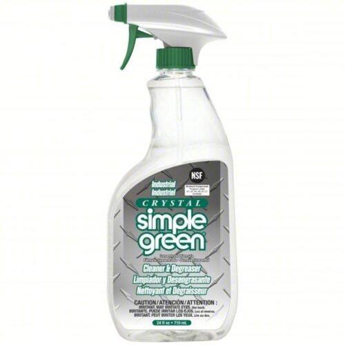 DESCRIPTION: (6) CLEANER DEGREASERR BRAND/MODEL: SIMPLE GREEN 22C614 SIZE: 24oz RETAIL$: $63.72 QTY: 6