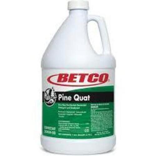 DESCRIPTION: (4) PINE QUAT CLEANER BRAND/MODEL: BETCO INFORMATION: PINE SIZE: 1 GALLON RETAIL$: $67.05 QTY: 4