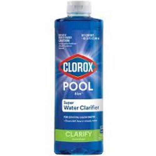 DESCRIPTION: (2) POOL AND SPA WATER CLARIFIER BRAND/MODEL: CLOROX 58032CLX SIZE: 32oZ RETAIL$: $25.96 QTY: 2