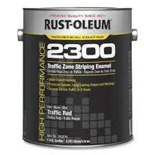 DESCRIPTION: (1) TRAFFIC RED STRIPING PAINT BRAND/MODEL: RUSTOLEUM 243276 SIZE: 1 GAL RETAIL$: $121.40 QTY: 1