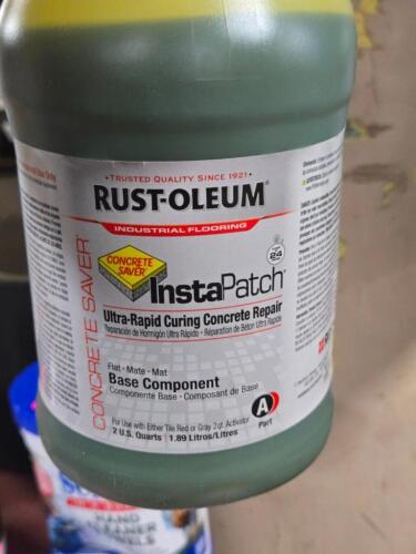 DESCRIPTION: (1) 2 PART CONCRETE REPAIR COMPOUND BRAND/MODEL: RUST-OLEUM 2769811A/B SIZE: 8LB RETAIL$: $282.69 QTY: 1