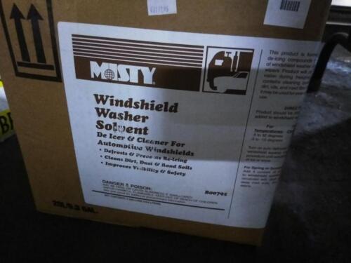 DESCRIPTION: (1) WINDSHEILD WASHER SOLVENT DEICER CLEANER BRAND/MODEL: MISTY B00795 SIZE: 5 GAL QTY: 1