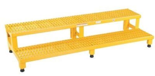 DESCRIPTION: (1) SET OF SAFETY STAIRSINFORMATION: PERFORATED STAIRS, YELLOWSIZE:&nbsp;22-7/8 in. x 59-3/4 in. x 15-1/4QTY: 1