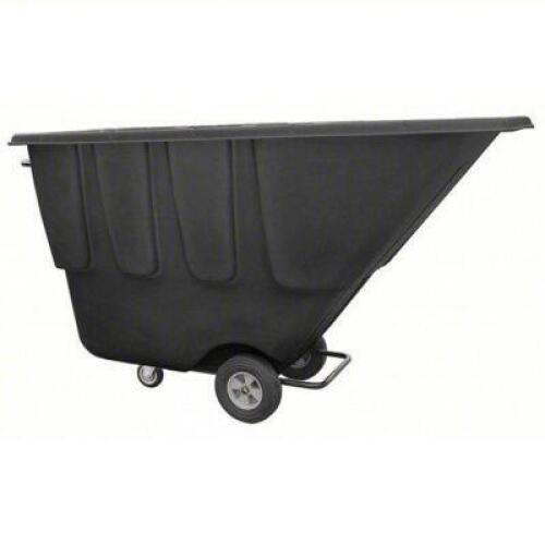 DESCRIPTION: (1) GENERAL PURPOSE PLASTIC TILT TRUCK BRAND/MODEL: TOUGH GUY #21VK40 INFORMATION: BLACK SIZE: 27 CU FT CUBIC FOOT CAPACITY, 600 LB LOAD