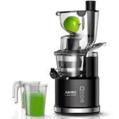 DESCRIPTION: (1) SLOW JUICER BRAND/MODEL: AEITTO #AMR8824 RETAIL$: $149.99 EA QTY: 1