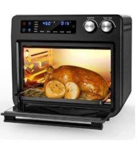DESCRIPTION: (1) LARGE CAPACITY AIR FRYER OVEN BRAND/MODEL: BLUEBOW INFORMATION: BLACK, WITH WINDOW RETAIL$: $319.99 EA QTY: 1