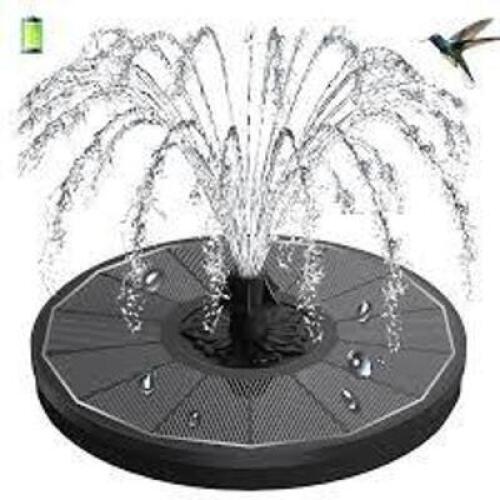 DESCRIPTION: (1) SOLAR FOUNTAIN BRAND/MODEL: PRODUCT NUMBER #GY-8037 RETAIL$: $23.99 EA QTY: 1