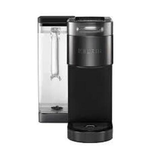 DESCRIPTION: (1) SINGLE SERVE COFFEE MAKER BRAND/MODEL: KEURIG INFORMATION: BLACK, K-SUPREME RETAIL$: $209.99 EA QTY: 1