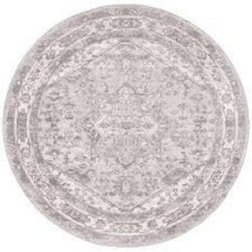 DESCRIPTION: (1) AREA RUG BRAND/MODEL: BRENTWOOD #BNT852B-3R INFORMATION: CREAMY GRAY, ROUND SIZE: 3' X 3' RETAIL$: $17.83 EA QTY: 1