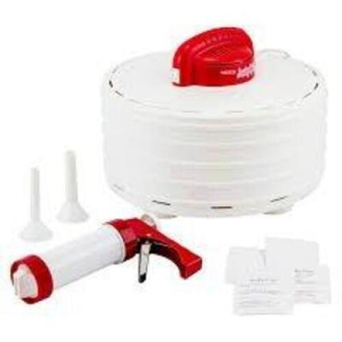 DESCRIPTION: (1) FOOD & JERKY DEHYDRATOR BRAND/MODEL: NESCO INFORMATION: WHITE RETAIL$: $100.00 EA QTY: 1