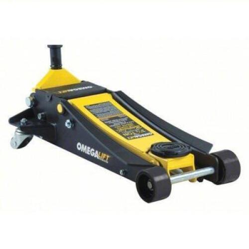 DESCRIPTION: (1) HEAVY DUTY HYDRAULIC SERVICE JACK BRAND/MODEL: OMEGALIFT #54HH22 INFORMATION: YELLOW SIZE: 3-1/2 TON LIFTING CAPACITY RETAIL$: $398.7