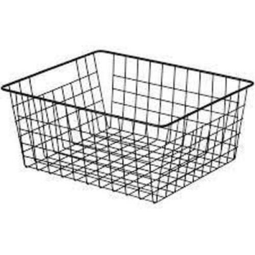 DESCRIPTION: (4) WIRE BASKETSINFORMATION: CHROMESIZE: APPROX 12" X 9" X 6"RETAIL$: $20.58 TOTALQTY: 4