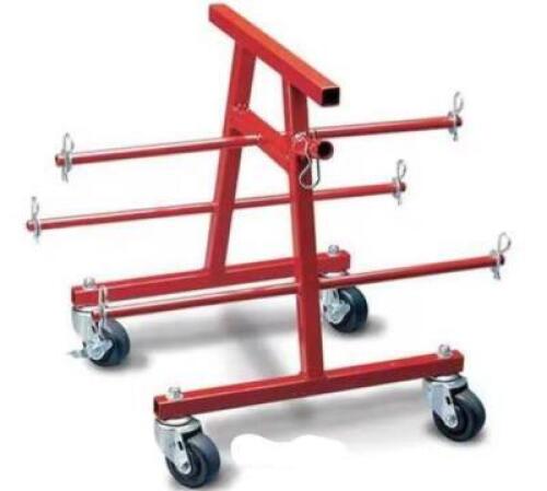 DESCRIPTION: (1) PORTABLE WIRE CADDY WITH CASTERS BRAND/MODEL: GARDNER BENDER #WSP-115 INFORMATION: RED SIZE: 20.5x26x16 RETAIL$: $181.99 EA QTY: 1