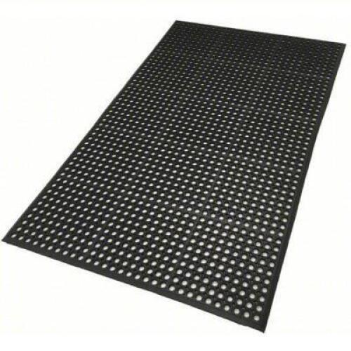 DESCRIPTION: (1) ANTI-FATIGUE MAT BRAND/MODEL: CONDOR #6LUL2 INFORMATION: BLACK, RUBBER, BEVELED EDGE SIZE: 3' X 10' RETAIL$: $211.30 EA QTY: 1