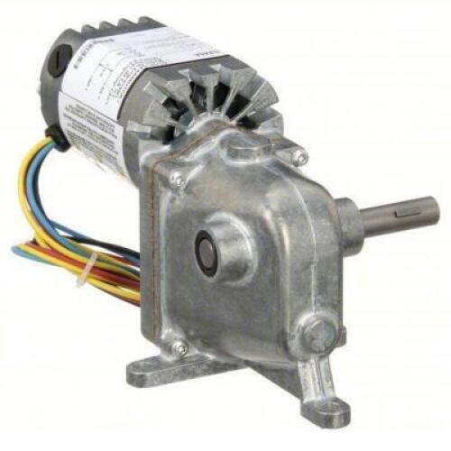 DESCRIPTION: (1) AC/DC GEAR MOTOR BRAND/MODEL: DAYTON #1LRA6 INFORMATION: RIGHT ANGLE, LEFT HAND, 4.5 RPM NAMEPLATE SPEED, 250 IN-LB MAX TORQUE RETAIL
